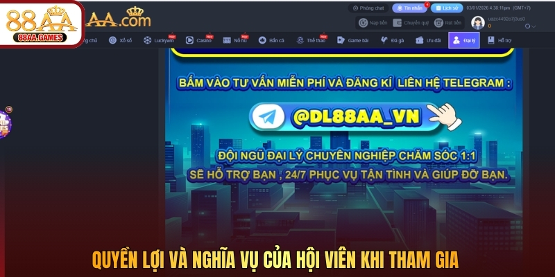Quyền lợi và nghĩa vụ của hội viên khi tham gia