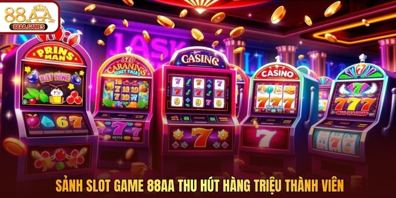 Sảnh slot game 88AA thu hút hàng triệu thành viên